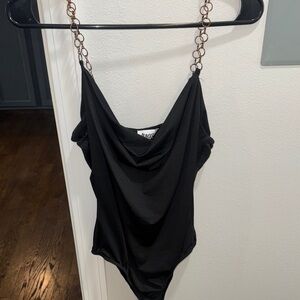 Princess Polly Black Garment with Chain Detail